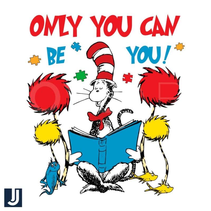 Only You Can Be You Cat in the Hat Reading PNG