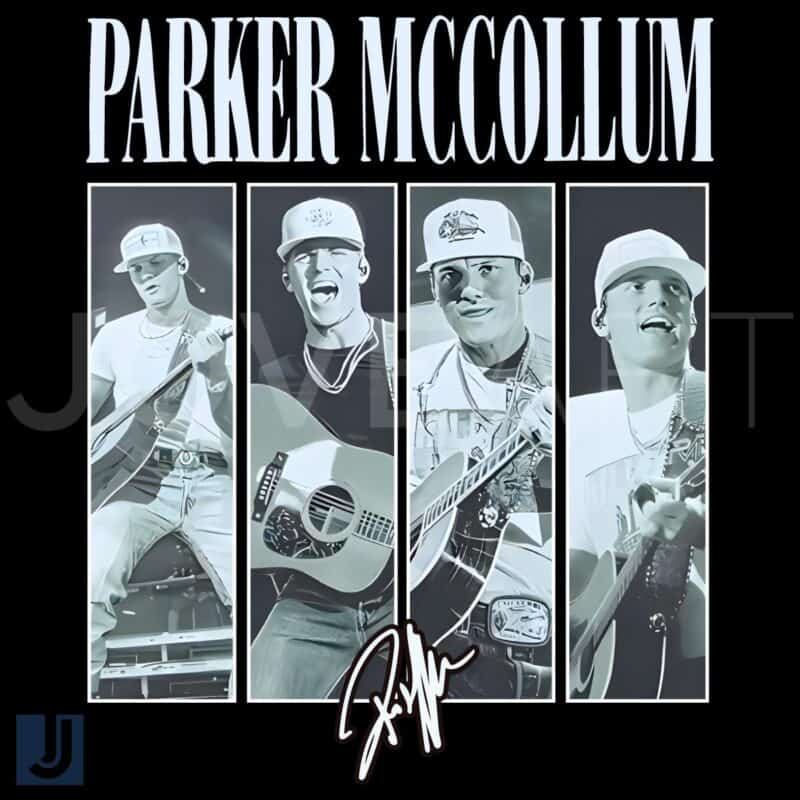 Parker McCollum What Kinda Man Tour Signature PNG Download