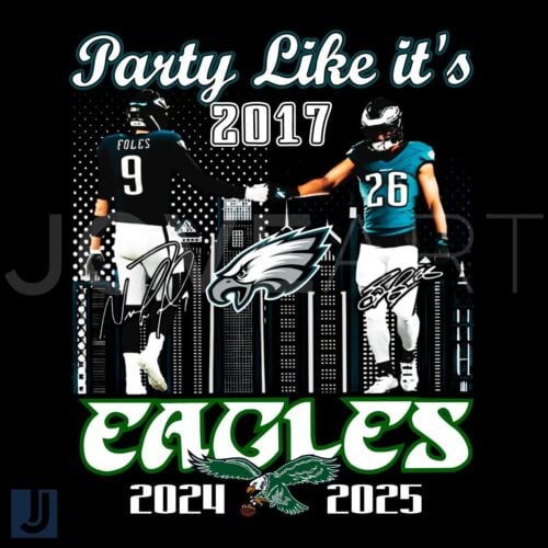 Party Like 2017 Eagles Foles Barkley SVGPNG for 20242025