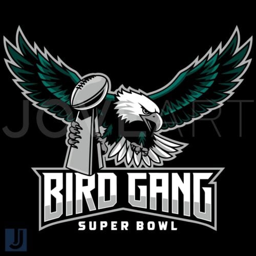 Philadelphia Eagles Bird Gang Mascot Super Bowl PNG