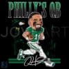 Philadelphia Eagles QB Jalen Hurts Caricature PNG