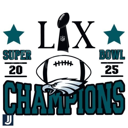 Philadelphia Eagles Super Bowl LIX 2025 Champions SVG