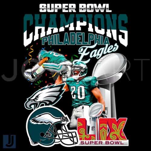 Philadelphia Eagles Super Bowl LIX Champions 2025 PNG