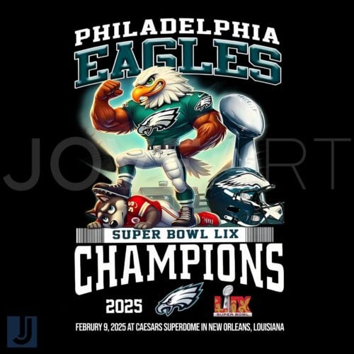 Philadelphia Eagles Super Bowl LIX Champions 2025 PNG Design