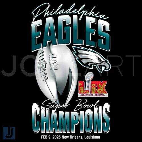 Philadelphia Eagles Super Bowl LIX Champions New Orleans PNG