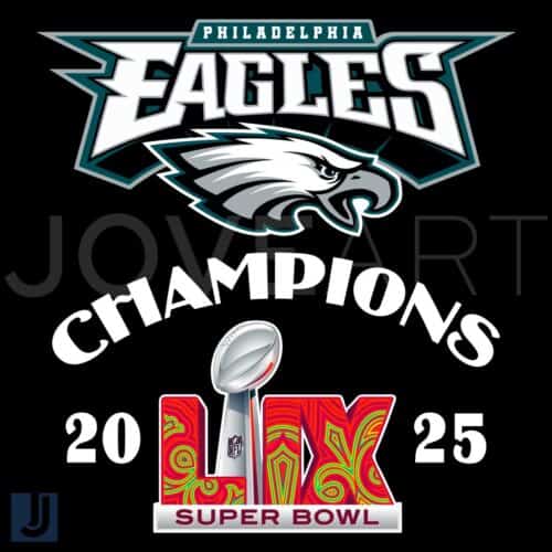 Philadelphia Eagles Super Bowl LIX Champions PNG