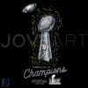 Philadelphia Eagles Super Bowl LIX Champs Lombardi Trophy PNG