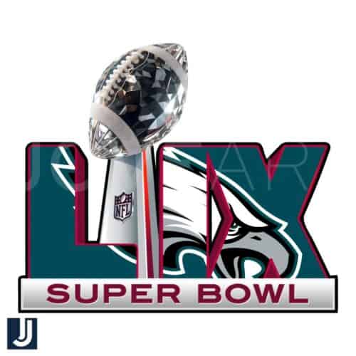 Philadelphia Eagles Super Bowl LIX Trophy Logo PNG