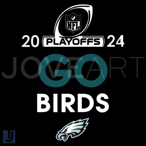 Philadelphia Eagles SVG Go Birds in the 2024 NFL Playoffs