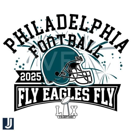 Philadelphia Football 2025 Fly Eagles Fly LIX PNG