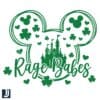 Rage Babes Mickey Kingdom Clover SVG Lucky Bold