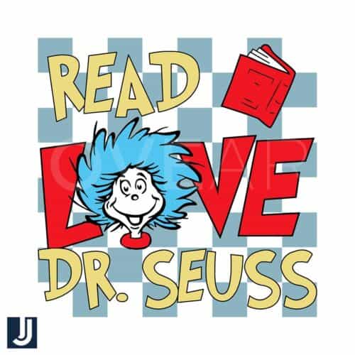 Read Love Dr Seuss SVG Perfect for Reading Day