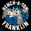 Retro Bench a Ton Funny Benjamin Franklin Parody SVG