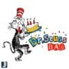 Retro Dr Seuss Day Birthday Cake SVG Design File