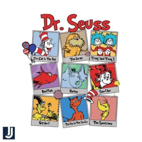 Retro Dr Seuss Day SVG Digital Design Collection