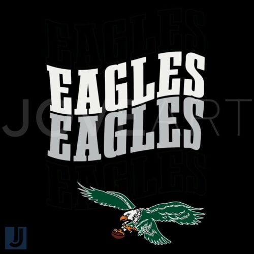 Retro Eagles SVG Classic Philadelphia Football Logo Design