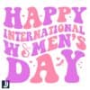 Retro Groovy International Womens Day March 8 SVG Design