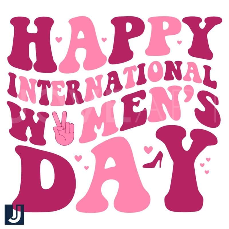 Retro Groovy SVG for International Womens Day Celebration