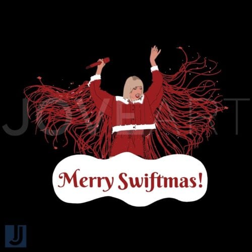 Retro Merry Swiftmas SVG Taylor Santa Files For Cricut