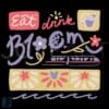 Retro Vintage Eat Drink Bloom SVG Design