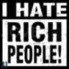 Retro Vintage I Hate Rich People SVG Design