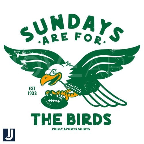 Retro Vintage Sundays Are for the Birds Est 1933 SVG Design