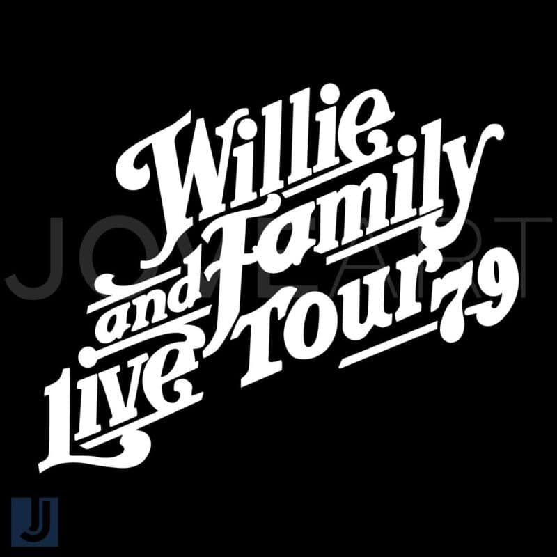 Retro Western Willie Family 1979 Tour Ladies SVG