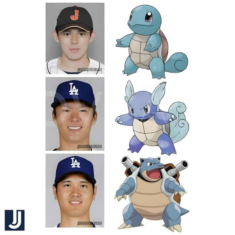 Roki Sasaki Yoshinobu Yamamoto Shohei Ohtani Pokémon PNG