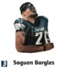 Saguon Bargles Eagles Parody PNG Funny Saquon Barkley Design