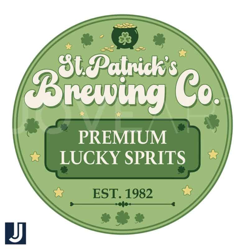 Saint Patricks Brewing Co Est 1982 SVG Cut File