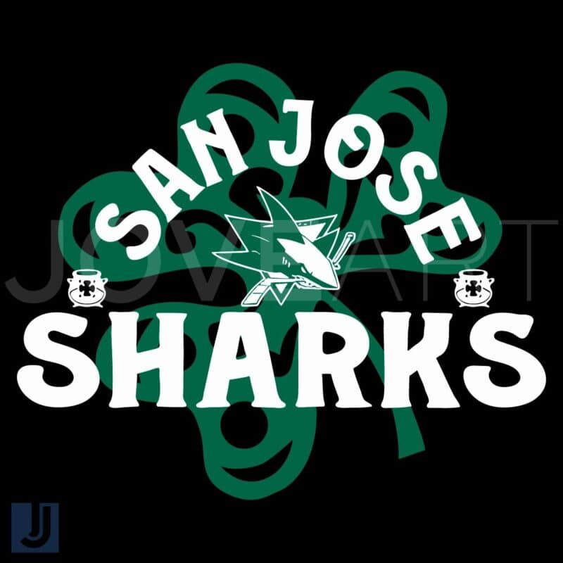 San Jose Sharks St Patricks Day Shamrock SVG Richmond Pride