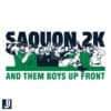 Saquon 2K Saquon Barkley the Big Boys Up Front SVG