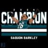 Saquon Barkley Eagles Super Bowl 2024 Champions SVG