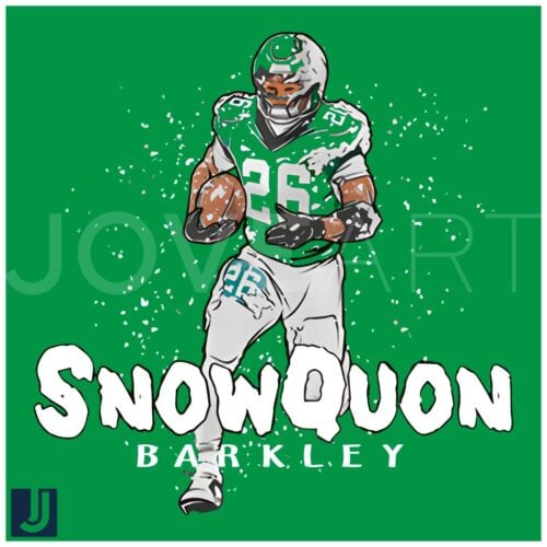 Saquon Snowquon Barkley vs Eagles PNG Ultimate Fan Art