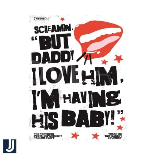 Scream But Daddy I Love Him Taylor Album SVG