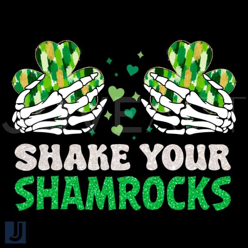 Shake Your Shamrocks Funny St Patricks Day PNG Design