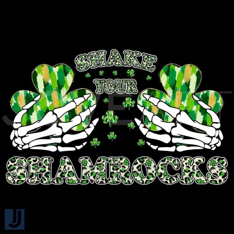 Shake Your Shamrocks Funny St Patricks Day PNG for Adults