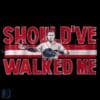 Shouldve Walked Me Alex Bregman SVG or PNG Download