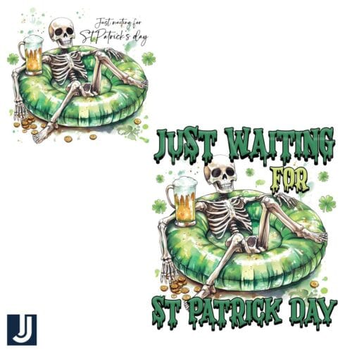 Skeleton Beer PNG Just Waiting for St Patricks Day