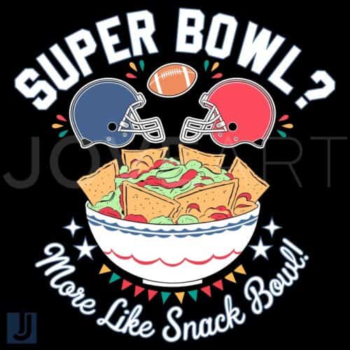 Snack Bowl Super Bowl LIX 2025 SVG Design