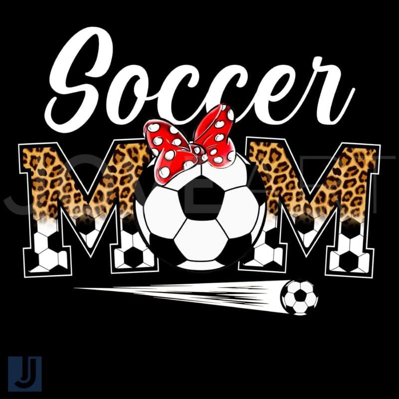 Soccer Mom Leopard Pattern PNG