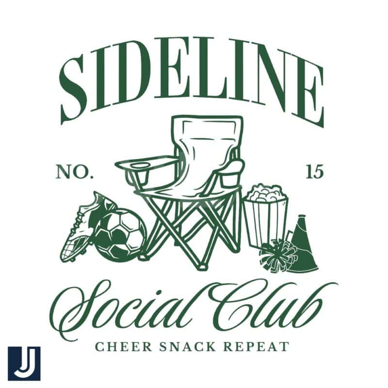 Soccer Mom SVG Sideline Social Club Design