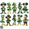 St Patricks Day Disney Mickey Friends PNG Bundle