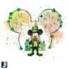 St Patricks Day Mickey Mouse Disney Castle PNG