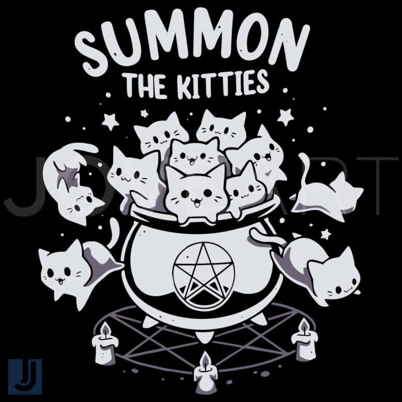 Summon the Kitties SVG Perfect for Cat Lovers