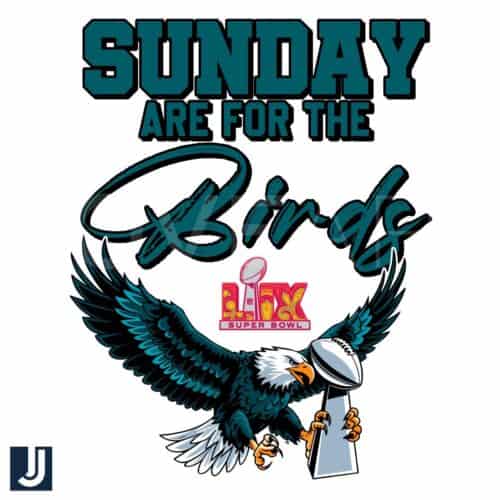 Sundays Are for the Birds Super Bowl LIX PNG