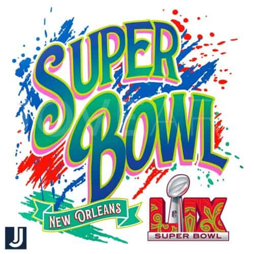 Super Bowl 2025 NFL Football PNG New Orleans Thrills Await