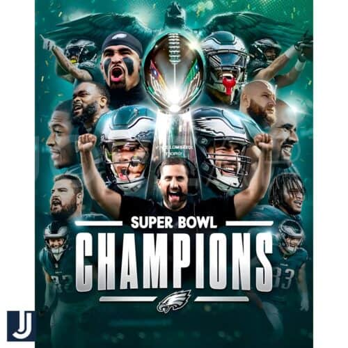 Super Bowl LIX Champions Philadelphia Eagles PNG