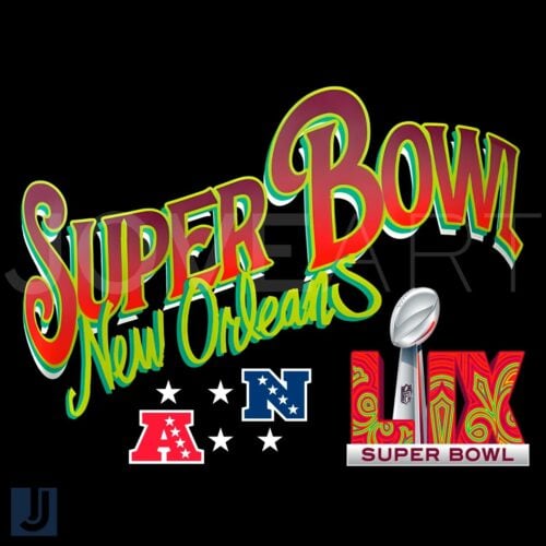 Super Bowl Trophy Logo NFC vs AFC Football Showdown PNG