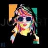 Swift Wears Glasses SVG Vintage Taylor Era Tour Graphic File
